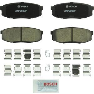 BOSCH BC1304 QuietCast Premium Ceramic Disc Brake Pad Set - Compatible with Select Lexus LX570; Toyota Land Cruiser, Sequoia, Tundra; REAR