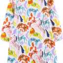 Bumeex Toddler Girl's Long Sleeve Dresses 2-7Y