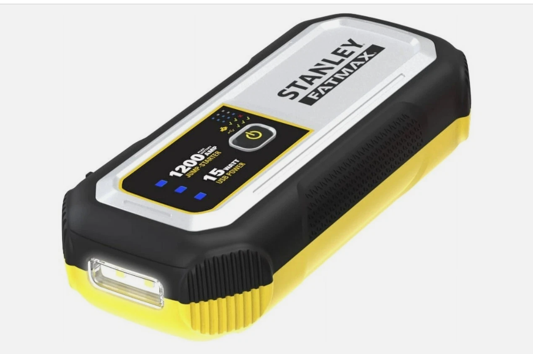 Stanley FatMax 1200 Amp, Lithium Jump Starter with USB Power Bank