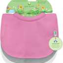 green sprouts Stay-dry Milk Catcher Bibs (3 Pack) | Collar absorbs milk to prevent rashes | Waterproof inner layer, Absorbent terry cotton, Machine washable