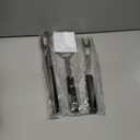 Griddle Accessories Kit - Grilling Accessories, Stainless Steel Heavy Duty Grill Tools Set with Spatula, Fork, Tongs and Gift-Box for Outdoor Barbecue, Home Grill (3PCS)