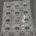 53 Pcs Christmas Face Stickers for Crafts Ornaments Large 5 Inch Small 3 Inch Vinyl Faces Eyes Pitcher Transparent Decals for Glass Drinking Cups Wood Decorations Balls Party Supplies (Face53)