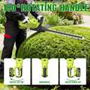 22-Inch Brushless Hedge Trimmer Cordless with Battery & Charger