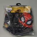 MARVEL Integrated Spider-Man Official Youth Deluxe Zentai Costume - Stretch Spandex with Hidden Zippers and Wrist Slits XS