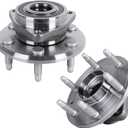513277 Front/Rear Wheel Hub Bearing Assembly 6 Lug w/ABS Compatible for 2008-2017 Buick Enclave/ 2007-2010 Saturn Outlook