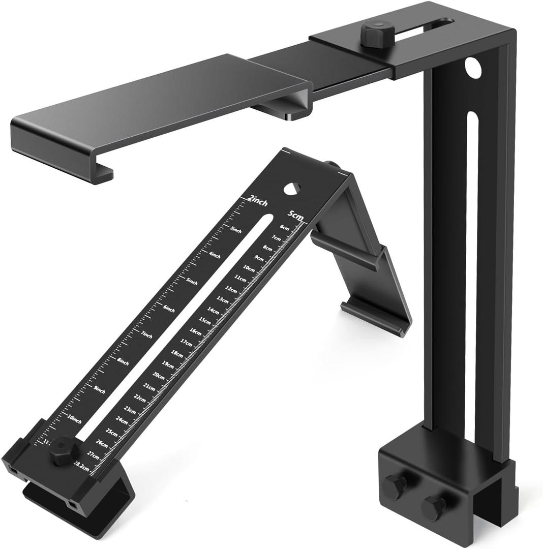 hygger Aquarium Light Clip Holder (for HG-978) (2), Aquarium Fish Tank Light Riser/Holder/Bracket/Stand/Mount