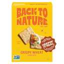 Back to Nature - Crispy Wheat Crackers - Real Ingredients like Wheat Flour & Sea Salt - Non-GMO - 6.5 Ounce, Best By 07 NOV 2025
