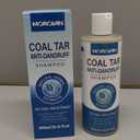 Morovan Coal Tar Dandruff Shampoo: 2% COAL TAR Extract for Severe Dandruff, Psoriasis & Itchy Scalp | Medicated Treatment for Seborrheic Dermatitis Effective Flake and Itch Control