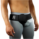 Everyday Medical Inguinal Hernia Support Belt for Men I Fits Left or Right Side I Post Surgery Men and Womens Hernia Support Truss for Inguinal, Groin Hernias I Adjustable Waist Strap I Black, S/M