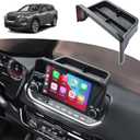 HGWEI Dash Storage Tray Compatible with 2021-2023 Nissan Rogue SL/Platinum Interior Accessories Center Console Dashboard Organizer Mount Holder Storage Tray Behind Screen (ONLY for 9 Inch), Black