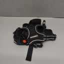 rabbitgoo Dog Harness Medium Sized, No Pull Pet Harness with 3 Buckles, Adjustable Soft Padded Vest with Control Handle, Walking Reflective Pet Vest for Medium Dogs, Black, M