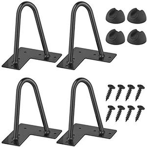 EconoHome Metal Hairpin Legs 6 inch - Modern Table & Desk Legs for DIY Projects