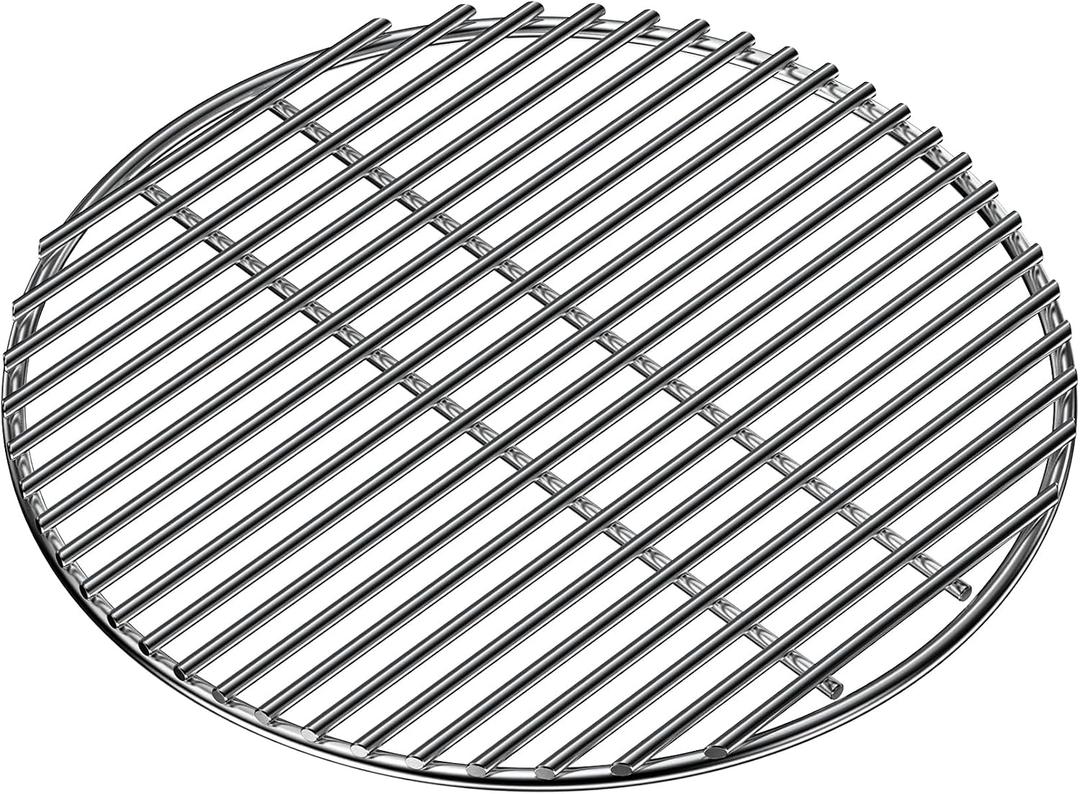 onlyfire Stainless Steel High Heat Charcoal Fire Grate for X-Large Big Green Egg, Weber 22 Inch Charcoal Grills -17 Inch