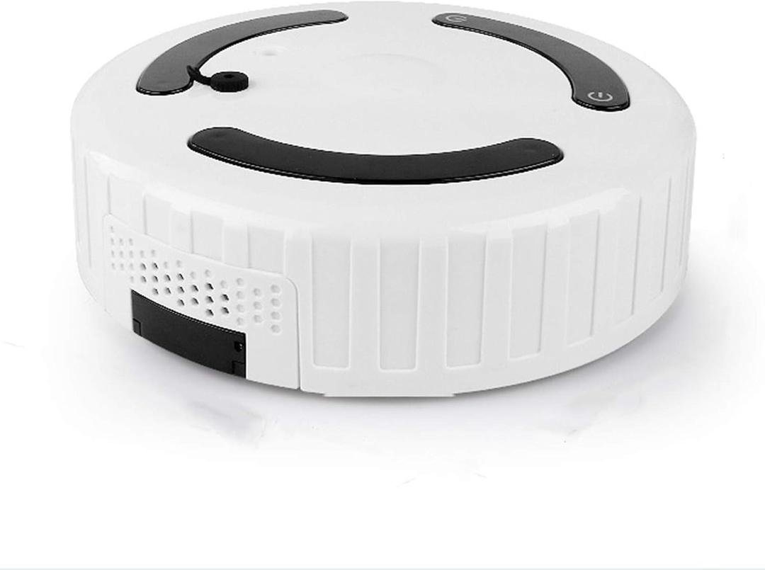 Robot Vacuum Cleaner, Strong Suction Vacuum Robot mop Advanced Obstacle Avoidance, Aspiradora Robot Slim Design, Hard Floor,Carpet Ideal for Pet Hair Hard Floor and Daily Cleaning -White