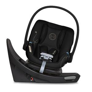 Cybex Aton G  Infant Car Seat with Linear Side-Impact Protection, 11-Position Headrest, SensorSafe & Safelock Base, Moon Black