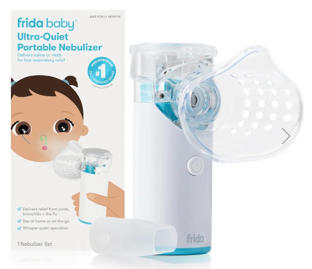 Frida Baby Nebulizer for Babies, Portable Nebulizer for Kids, Infants & Kids, Ultra-Quiet Handheld Nebulizer with Mask + Diffuser, Congestion + Flu Relief