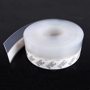 Weather Stripping, Silicone Door Seal Strip Door, Window, Transparent 16 Feet Long (Width 45mm) (Lucent)