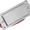 Yibuy 92 x 37mm Sealed Humbucker Pickup Silver for Mini Electric Guitar