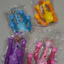 Giraffe Sensory Travel Toys 4Pcs for Roadtrip Car Ride Airplane Toddler Girl Year Old Ages 2 3 4 5 6 7 8, Suction Autism Pop Tube Fidget Toy Autistic Valentines Day Stocking Easter Basket Stuffer Gift