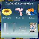2026 Graduation Party Decorations - 2.3FT Pre-Cut GRAD Marquee Letters Sign with Light - Mosaic Foam Board Includes Glue Gun Balloons for Kindergarten Preschool College Prom