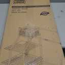 hanmir Sports Equipment Organizer, Golf Ball Storage Rack & Golf Bag Holder for Garage, with Storage Basket and Hooks, Indoor Outdoor Toy Ball Organizer for Golf Clubs, Basketball, Toys