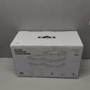 5-Pack Borosilicate Glass Containers with Tempered Lids, 35.2oz/4.4 Cup Airtight Meal Prep Set, Microwave/Freezer Safe (Pink)