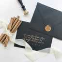 UNIQOOO Mini Glue Gun Sealing Wax Sticks for Wax Seal Stamp - Metallic Antique Gold, Great for Wedding Invitations, Christmas Cards, Snail Mails, Wine Packages, Christmas Gift Ideas, Pack of 16