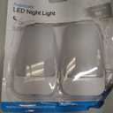 GE LED Night Light, Plug-in, Dusk to Dawn Sensor, Warm White, Ambient Lighting, Ideal Kids Adults Nightlight for Bedroom, Bathroom, Nursery, Hallway, Kitchen, 30966, 2 Pack