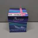 Northern Lights Projector Aurora Light Projector, 18-Color Sunset Lamp Cool Stuff for Teen Girls Game Room Decor for Teen Girls, Mood Lighting Galaxy Projector for Bedroom Decorations, Boy Girl Gifts (White)