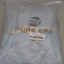 PURE ERA Jersey Knit Cotton Fitted Bottom Sheet ONLY (No Flat Sheet or Shams) Deep Pocket Up to 15" to 20" Ultra Soft Comfy Breathable Light Blue Queen