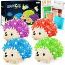 sdaymol Crystal Growing Kit for Kids  4 Colors Hedgehog to Grow Fast in (24H),Science Experiments Learning & Educational Toys,Science Kits for Kids Age 812 STEM Project Gifts for Boys & Girls 6+