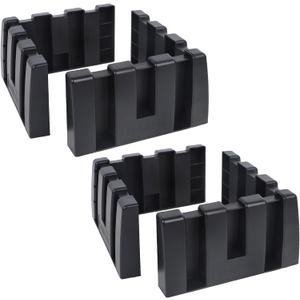 YOFIT Multipurpose Cargo Organizer Blocks Car Trunk Storage Organizer Blocks, Should Be Used with Wool Trunk's Carpet for Car/Truck/SUV/Van, Set of 4