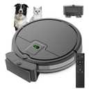 ENCHE Robot Vacuum, Upgraded 2900Pa Super Thin Robotic Vacuum Cleaner, 120Mins Max, Tangle Free Robotic Vacuums, Automatic, Quiet Cleaning Robot Vacuums for Pet Hairs,Dust & Hardwood Floors