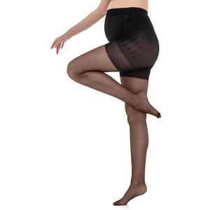 Veluk Sheer Tights For Women 40 Denier (Medium, Nero)