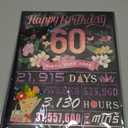 60th Birthday Card for Women,Jumbo Pop Up 60th Birthday Cards for Her Friend,Back In 1966 Happy 60 Year Old Birthday Decorations for Wife Daughter Mom Funny Birthday Gifts,Rose Gold