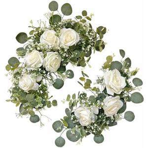 Odouzy Pack of 2 Wedding Arch, Artificial Flowers, Wedding Decor，Flower Garland Be Suited to Banquet, Party, Reception Entrance Welcome Sign and Background Decoration (Starry Sky)