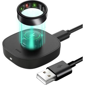 Compatible with Aura Ring Gen 3 Charger, Fast Charging Dock with USB-C Cable for Ring Gen 3 Horizon/Heritage (Size 8)