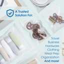 Spartan Industrial - 12 X 15 (100 Count) 4 Mil Thick Clear Reclosable Zip Plastic Poly Bags with Resealable Lock Seal Zipper - Heavy Duty and Durable