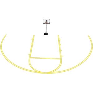 Franklin Sports Basketball Court Stencil - Easy to Use Basketball Marking Kit 