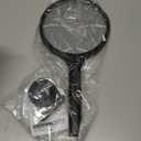 YISSVIC Electric Fly Swatter 4000V Bug Zapper Racket Dual Modes Mosquito Killer with Purple Mosquito Light Rechargeable for Indoor Home Office Backyard Patio Camping (Black-1 Pack)