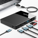 YOTUO Portable External Hard Drive Storage Expansion Mobile HDD USB 3.0 USBC for PC, Mac, Desktop, Laptop, PS4, Xbox One X/S, Xbox 360, Office & Game (Black, 1TB)