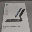 Keyboard Case for iPad 11th (A16, 2025) & iPad 10th Generation, Ultra-Slim Magic Keyboard with Multi-Touch Trackpad, 7 Colors Backlight, Smart Keyboard for iPadA16, Black