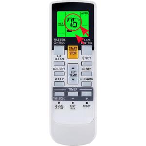 Replacement for Fujitsu Air Conditioner Remote Control Ar-Rah2u Ar-Rah1u Ar-Rae2u Ar-Rae1u Ar-Ry3 Ar-Ry4 Ar-Ry5 Ar-Ry6 Ar-Ry7 Ar-Ry10 Ar-Ry11 Ar-Ry12 Ar-Ry14 Ar-Ry15 Ar-Ry16 Ar-Ry17 Ar-Ry19 ... A
