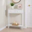 BAMGROW Small Entryway Table with Drawers High Tall Little Narrow Front Door Console Tables Skinny Slim Wall Table for Entry Hall Hallway Foyer, Thin Bedside Nightstand for Small Space Bedroom, 23.6 inches x 7.9 inches x 32.3 inches