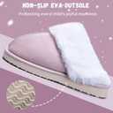 IceUnicorn Kids Slippers Girls Boys Fuzzy House Shoes Warm Memory Foam Slippers Bedroom Slides for Indoor Outdoor (10.5-11.5 Little Kid, Pink)
