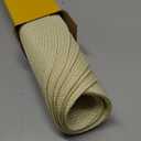 FunWheat Round Braided Placemats Set of 6 Table Mats for Dining Tables Woven Washable Non-Slip Place mats 15 inch(Beige, 6pcs) (Ivory)