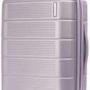 American Tourister Stratum 2.0 Expandable Hardside Luggage with Spinner Wheels, Jet Black, Carry-on,  Purple Haze