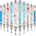 Funny Nurse Pens Lovely Cartoon Ballpoint Black Ink Retractable Press Nursing Pen for Appreciation Gifts Labor and Delivery Assistant Student Coworkers (Pack of 24)