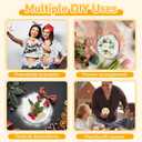 Henoyso 36 Pcs Foam Circles for Crafts Polystyrene Round Foam Disc for DIY Projects Friendship Bracelets Banner Garland for Birthday Era Arts and Crafts Supplies(3 x 3 x 1 Inch)