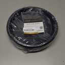 Amcrate Navy Disposable Dinner Plates, 10.4 Inches, Strong & Sturdy for Party, Picnic, Travel - Pack of 50